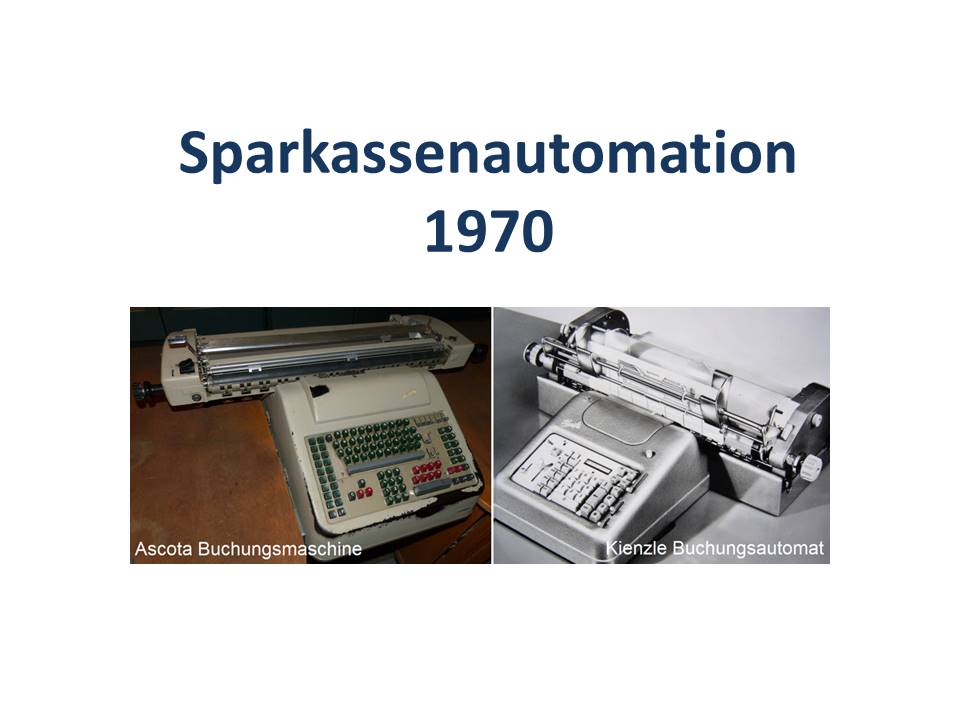 Sparkassenatuomation 1970