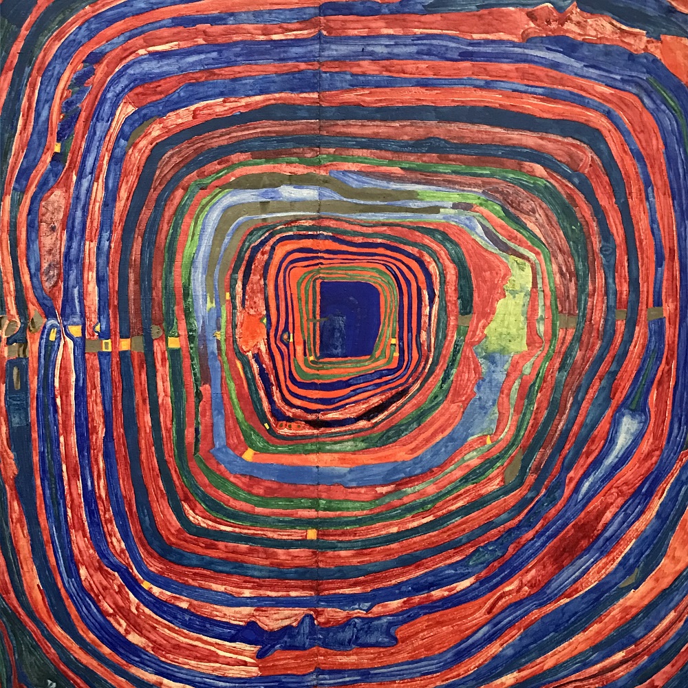 FRIEDENSREICH HUNDERTWASSER 224 Le grand chemin, 1955 Belvedere, Wien Foto: Belvedere, Wien/Johannes Stoll © 2020 Namida AG, Glarus, Schweiz FRIEDENSREICH HUNDERTWASSER 224 Le grand chemin, 1955 Belvedere, Wien Foto: Belvedere, Wien/Johannes Stoll © 2020 Namida AG, Glarus, Schweiz